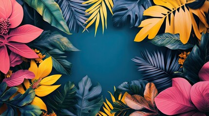 Bold action prompt with vibrant background and flora to encourage participation