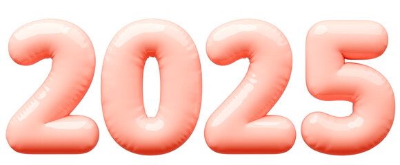 3D画像_文字風船_2025_ピンク