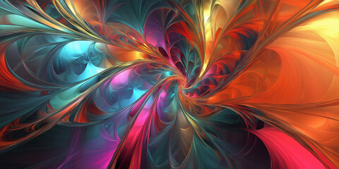 abstract shapes in holographic iridescent colors.iridescent neon background fluid liquid glass geometry in motion 3d render.