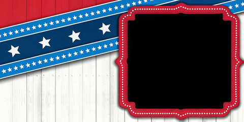 Patriotic background with red, white, and blue stripes and stars America flag 4th of July Independence Day, USA Labour Day