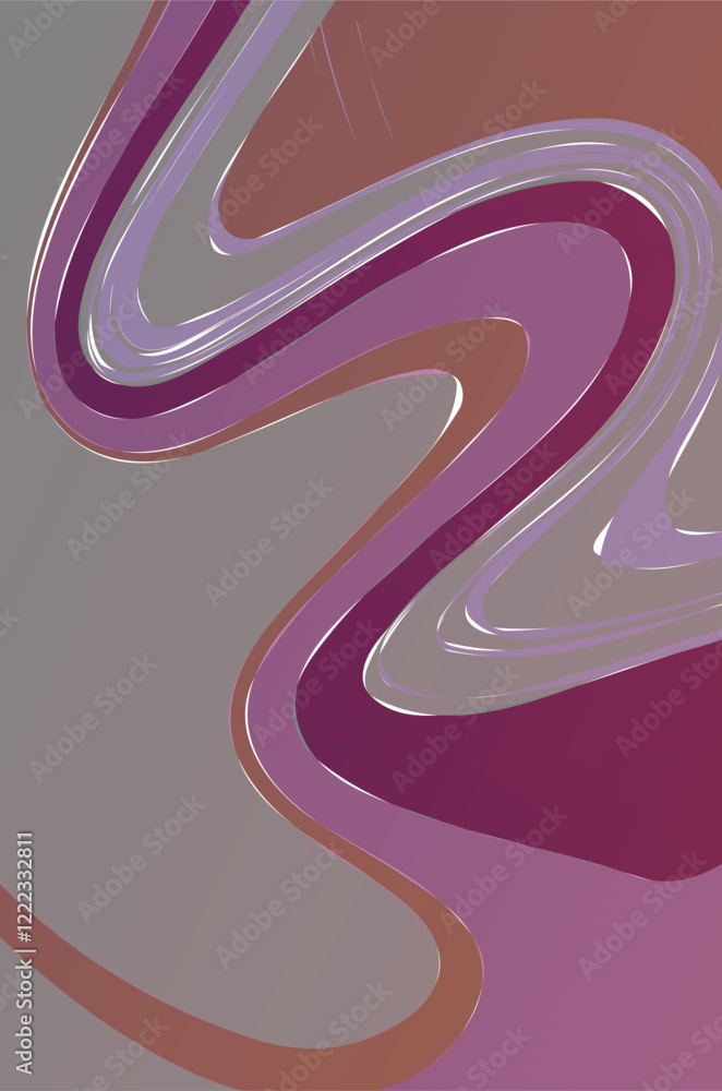 Poster minimal geometric trendy gradient shapes vector background. abstract gradient geometric shape backgr