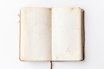 Naklejka premium Vintage notebook publication diary page.