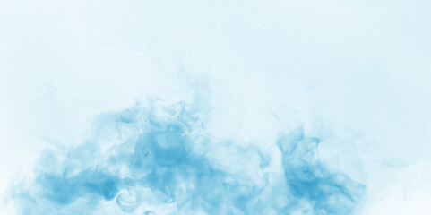 Fototapeta premium Light blur background with cyan, blue fog floating in the air.