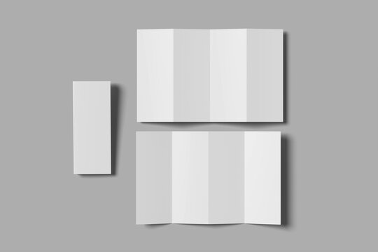  4 page brochure blank templat