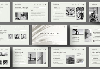 Architecture Portfolio Presentation Template