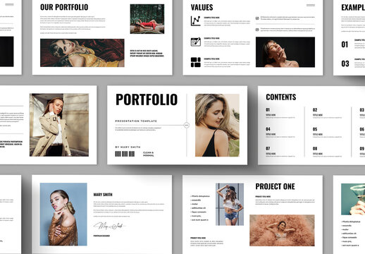 Minimal Portfolio Presentation Template