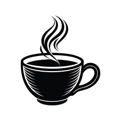 cup of coffee vector silhouette