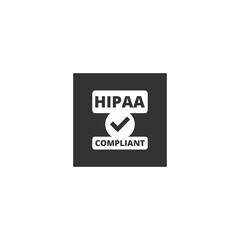 HIPAA Compliance icon isolated on transparent background
