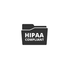 HIPAA Compliance icon isolated on transparent background