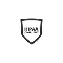 HIPAA Compliance icon isolated on transparent background