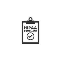 HIPAA Compliance icon isolated on transparent background