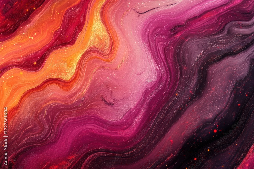 Poster abstract gradient texture with soft shapes vibrant colors design.