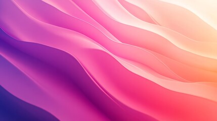 Obraz premium Abstract Pink and Purple Waves: A Digital Art Piece