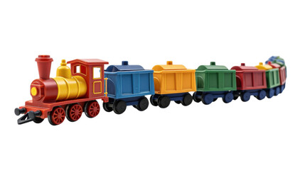 Colorful Toy Train Set for Kids