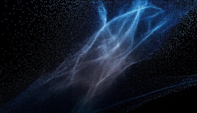 儚き粒子　青い静寂の舞