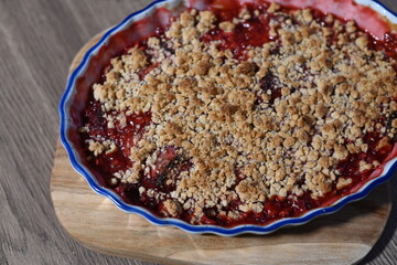 A rustic and comforting treat, perfect for showcasing home baking.
