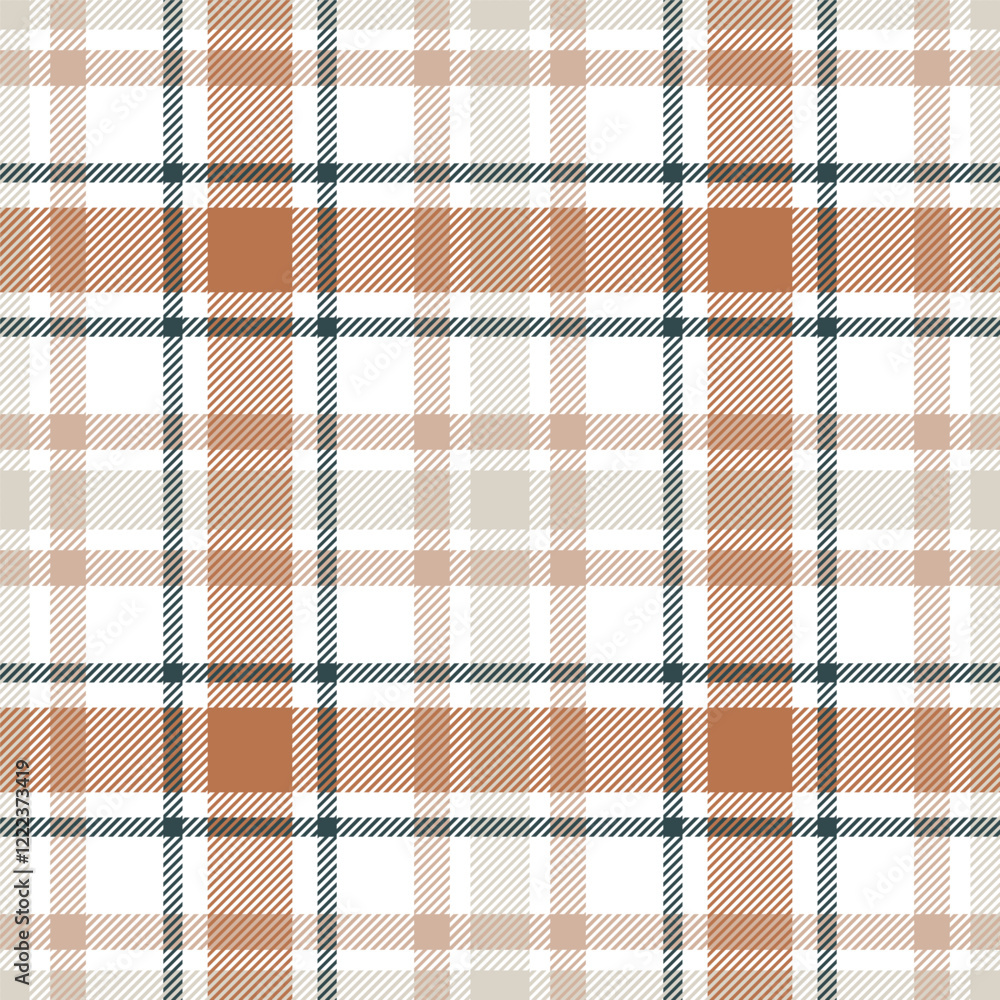 Poster plaid seamless pattern. check line. repeating tartan checks design. repeated scottish stripe flannel