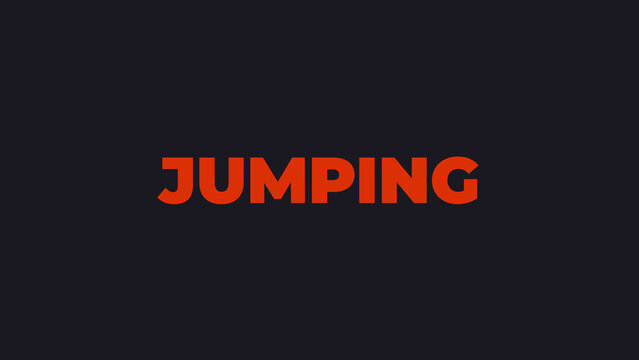 Jumping Text Animation Preset