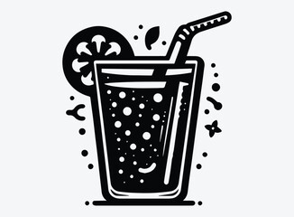 Drink Silhouette Vector
