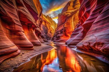 Arizona's Willis Creek Slot Canyon: hike a narrow canyon, witness dramatic light and red rock wonders.