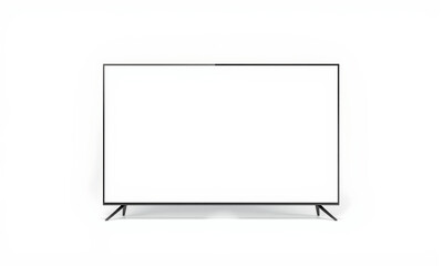 modern television mockup with sleek design and minimalistic style, perfect for showcasing digital content or advertisements