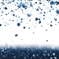 Abstract representation of water droplets creating a serene, calming atmosphere.