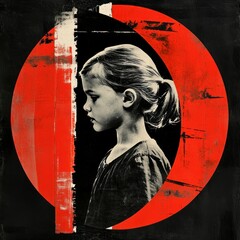 A girl background modern child.