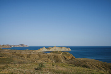 Cape Chameleon in Koktebel. Crimea