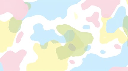 Pastel Abstract Art: Soft Hues and Organic Shapes