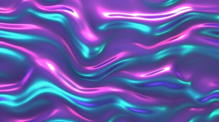 Fototapeta premium Abstract Liquid Neon Wave Background