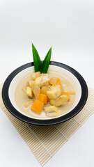 indonesian food, kolak pisang