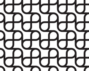 Abstract background with black wave lines on a white background	