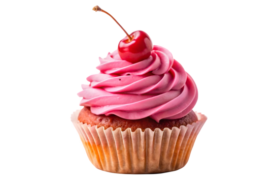 Cupcake with cheery