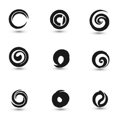 Set Creative logo design modern style symbol design icon