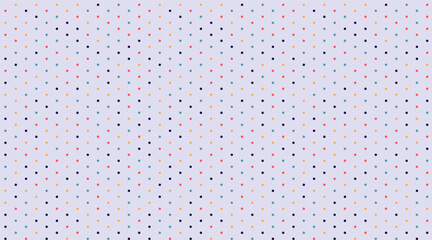 Vector dotted pattern with colorful geometric circles. Perfect for textile, seamless wallpapers, and trendy abstract backgrounds for modern design.