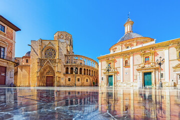 Basilica Cathedral of the Assumption of Our Lady. Valencia.
