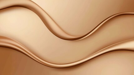 Obraz premium Beige brown background with a satin fabric texture for an elegant design or luxury concept, a brown silk cloth background.