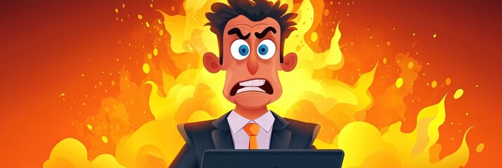 illustration getting fired