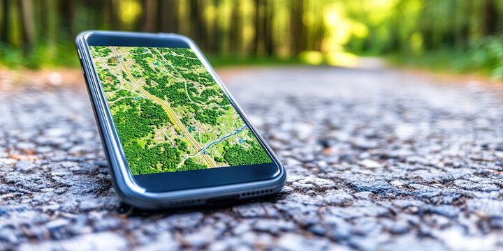 smartphone mapping mobile app -