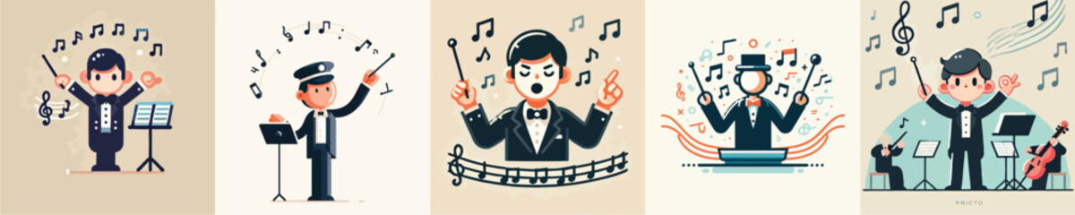 A collection of vectors of a professional music composer