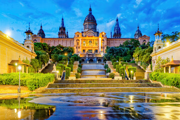 National Museum in Barcelona. Spain