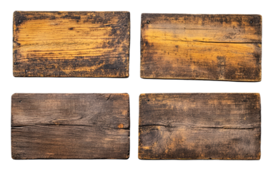 PNG Textured wooden boards with weathered finish