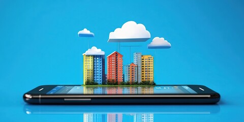 Fototapeta premium smartphone ecommerce app