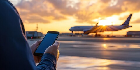 smartphone airline travel business app