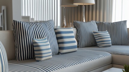 Generative AI, Warm Mediterranean-Inspired Minimalist Living Room with Relaxed Elegance