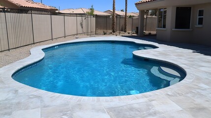 Luxury Freestanding Pool Design Backyard Oasis