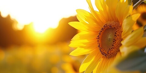 Naklejka premium sunflowers