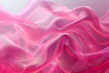 Obraz premium A close up of a pink fabric with a white background