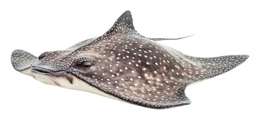 PNG Unique stingray resting on a light background