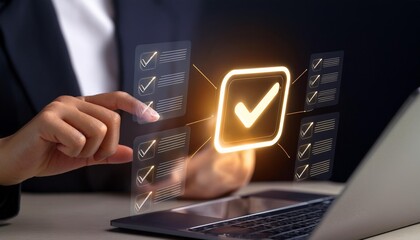  The check mark symbol represents the standard quality control new